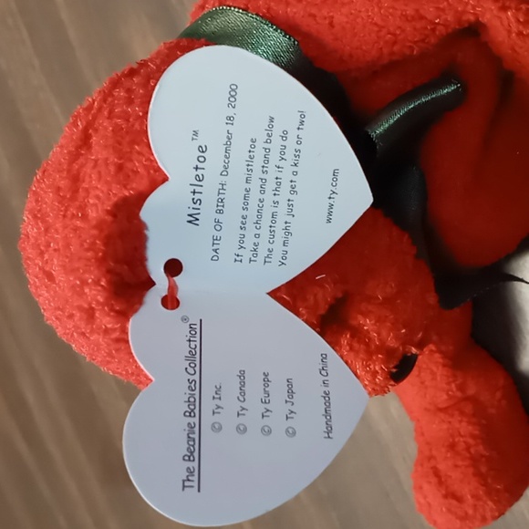 Lot of 2 Holiday Ty Beanie Babies both from 2000 - Picture 4 of 7